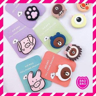 BAOBAOBABYSHOP ที่ติดหลังมือถือ กริ๊บต๊อก ที่ติดหลังโทรศัพท์ แหวนติดโทรศัพท์ POPSOCKET/GRIPTOK/IRING ลายการ์ตูน ราคาถูก