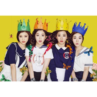 โปสเตอร์ Red Velvet เรดเวลเวต Poster Korean Girl Group เกิร์ล กรุ๊ป เกาหลี K-pop kpop ภาพ รูปถ่าย ตกแต่งผนัง ตกแต่งบ้าน