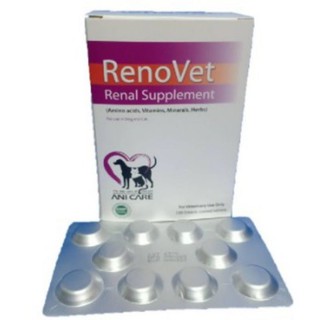 ภาพหน้าปกสินค้าRenovet บรรจุ 100 เม็ด(exp.9/2024) อาหารเสริมบำรุงไตของน้องหมาและแมว ซึ่งคุณอาจชอบราคาและรีวิวของสินค้านี้