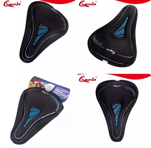 chaunts-expert-group-เบาะจักรยาน-เบาะเจล-mountain-bike-saddlecover-สีดำ