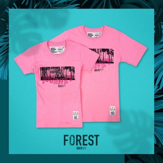 Beesy เสื้อยืด รุ่น Forest สีชมพู (ราคาต่อตัว)