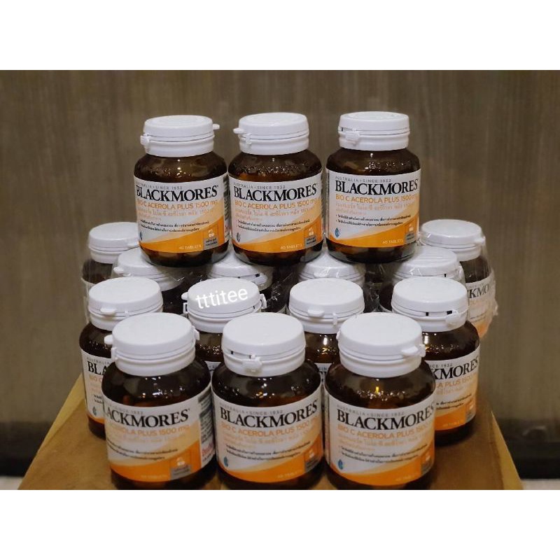 ภาพสินค้าBlackmores Bio C Acerola Plus 1500 mg. แบลกมอร์ส ไบโอ ซี อะซีโรลา พลัส 1500 มก. จากร้าน tttitee บน Shopee ภาพที่ 4