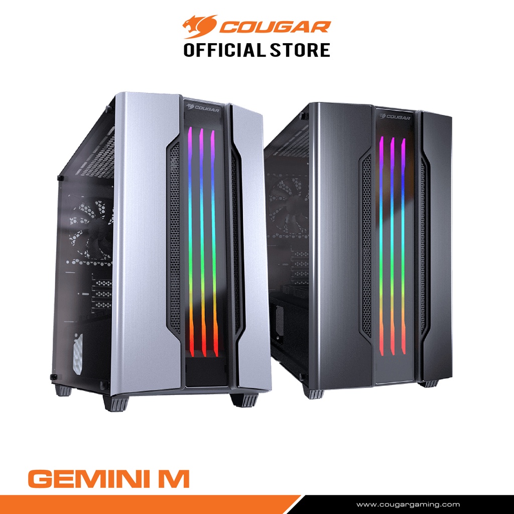 cougar-gemini-m-micro-atx-case-เคสคอม-มีไฟ-rgb-รับประกัน-1-ปี