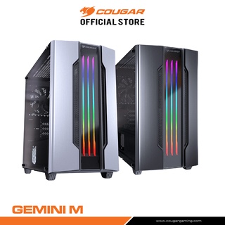 COUGAR Gemini M : Micro ATX Case เคสคอม มีไฟ RGB รับประกัน 1 ปี