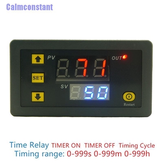 Calmconstant + Dc 12v 20a โมดูลรีเลย์ตั้งเวลาดิจิตอล สําหรับจักรยาน 0-999