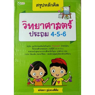 8858757412018 สรุปหลักคิด วิทยาศาสตร์ ประถม 4-5-6