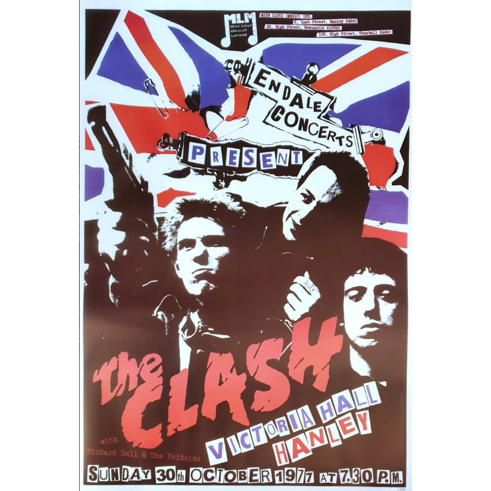 โปสเตอร์-the-clash-เดอะแคลช-วง-ดนตรี-พังก์-ร็อก-อังกฤษ-รูป-ภาพ-ติดผนัง-สวยๆ-poster-34-5-x-23-5-นิ้ว-88x60ซม-โดยประมาณ