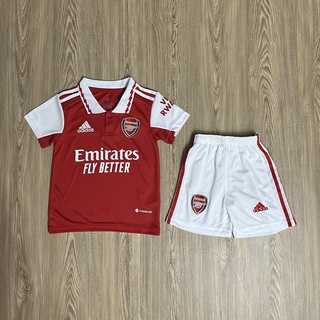 ชุดฟุตบอลเด็ก เสื้อทีม Arsena ซื้อครั้งเดียวได้ทั้งชุด (เสื้อ+กางเกง) ตัวเดียวในราคาส่ง สินค้าเกรด AAA