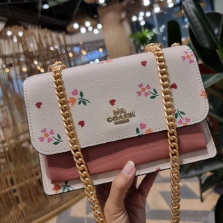 กระเป๋า COACH C7596 KLARE CROSSBODY WITH HEART PETAL PRINT