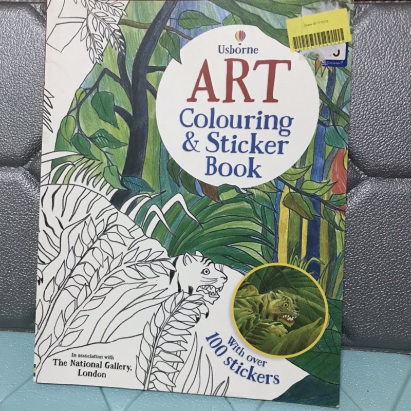 Usborne ART Colouring &amp; Sticker Bookปกอ่อนมือสอง-AH1 | Shopee Thailand