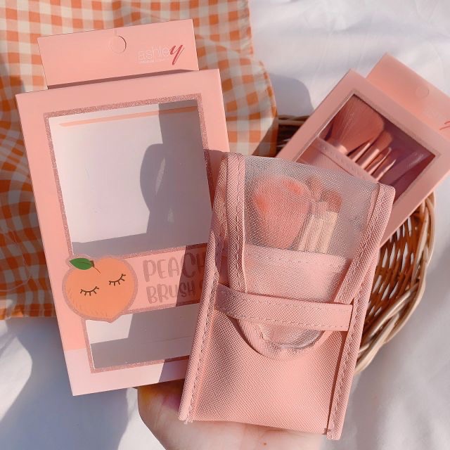 ashley-peachy-brush-aa-192-เซตแปรงแต่งหน้าลูกพีช-5-ชิ้น