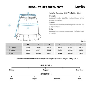 ภาพขนาดย่อของภาพหน้าปกสินค้าLovito กระโปรงลําลอง ลายดอกไม้ ผ่าข้าง สีฟ้า L25AD054 (สีน้ําเงิน) จากร้าน lovito.th บน Shopee ภาพที่ 6