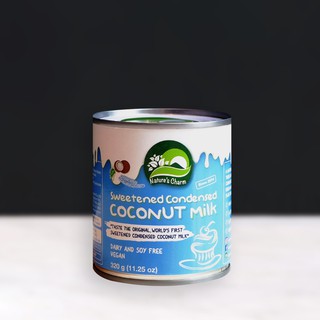 ภาพขนาดย่อของภาพหน้าปกสินค้านมมะพร้าวข้นหวาน Nature's Charm Sweetened Condensed Milk จากร้าน veganerieworld บน Shopee