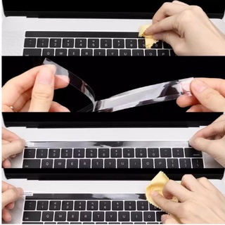 ภาพขนาดย่อของภาพหน้าปกสินค้าพร้อมส่ง ฟิล์มกันรอยทัชบาร์ Film TouchBar MacBook 13 15 16 M1 M2 2016-2022 Protector Film กันรอยขีดข่วน แมคบุ๊ค จากร้าน cyberbatt บน Shopee ภาพที่ 4