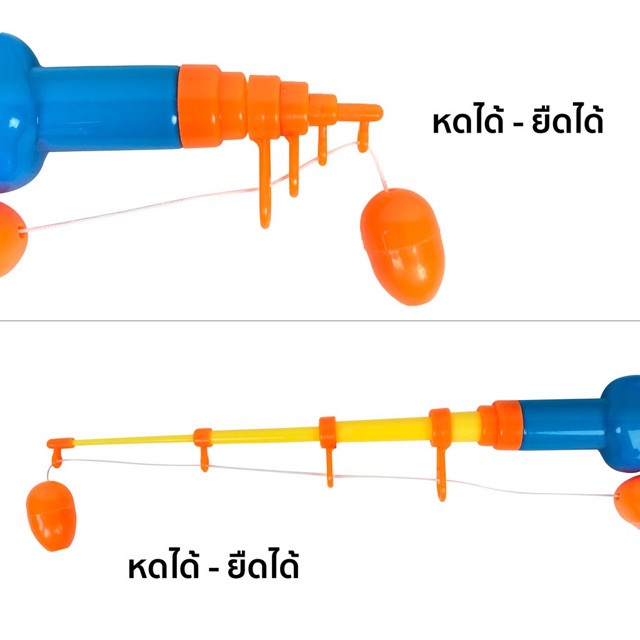 ของเล่น-ตกปลาแม่เหล็ก-ของเล่นตกปลา-อุปกรณ์ครบชุด-พลาสติกดี-มีคุณภาพ