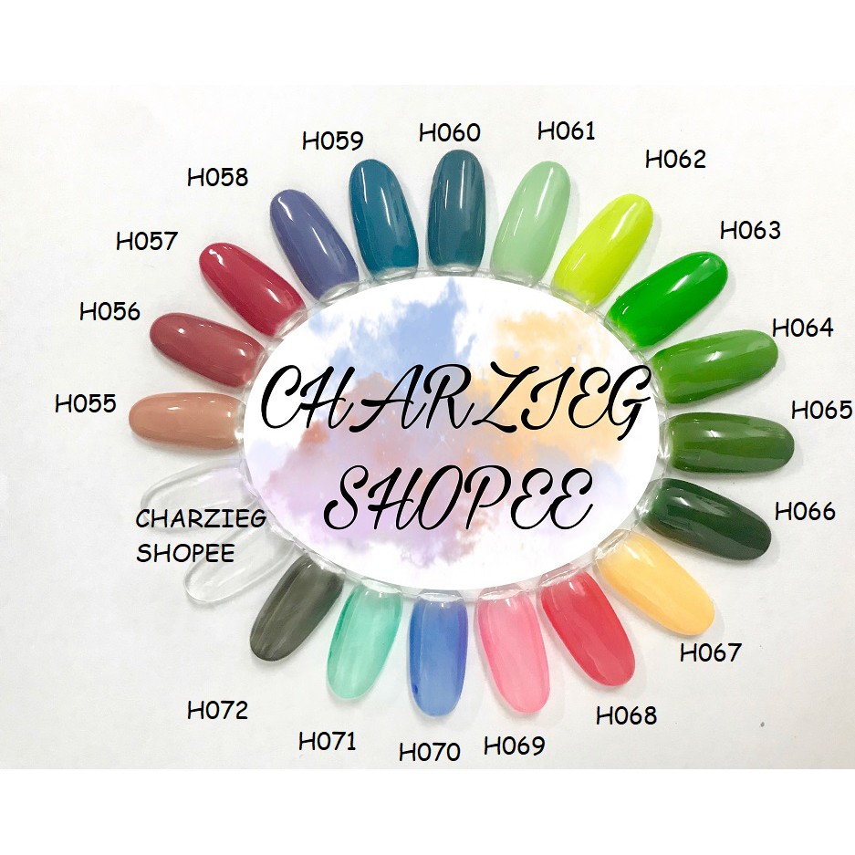 ภาพหน้าปกสินค้ายาทาเล็บเจล H055-H072/CHARZIEG สีเจลทาเล็บ Modelones สีเจล สีทาเล็บเจล ติดทนนาน เม็ดสีแน่น พร้อมส่ง 7.3ml จากร้าน charzieg บน Shopee