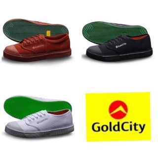 ผ้าใบนักเรียน Gold city สีดำ size 47-50 Big size