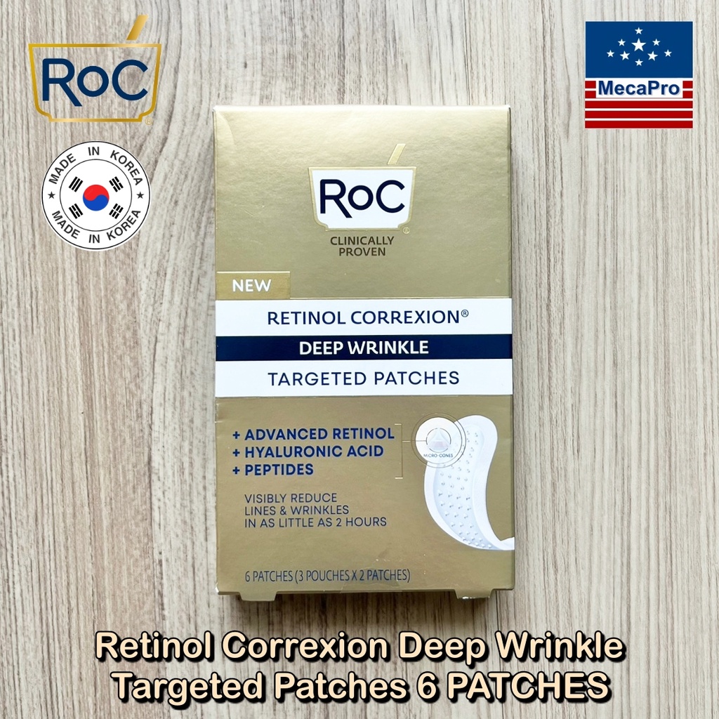 RoC® Retinol Correxion Deep Wrinkle Targeted Patches 6 Patches เรตินอล ...