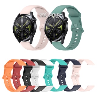 ภาพหน้าปกสินค้าสายนาฬิกาข้อมือซิลิโคน แบบนิ่ม 20 มม. 22 มม. สําหรับ Huawei Watch GT3 GT4 Pro GT2 SE GT 2 3 4 2e 42 มม. 43 มม. 46 มม. ซึ่งคุณอาจชอบราคาและรีวิวของสินค้านี้