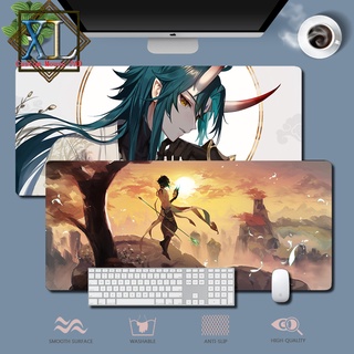 ภาพหน้าปกสินค้าXl แผ่นรองเมาส์เล่นเกม เลือกลายได้ Genshin Impact Xiao Mouse Pad - Extra Large Anti-Slip Office Gaming Long Mousepad ที่เกี่ยวข้อง
