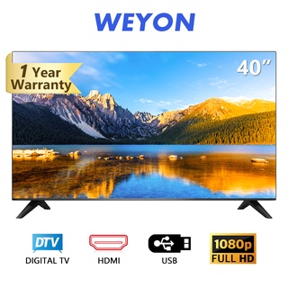 สินค้า WEYON ทีวี 40 นิ้ว FullHD Digital TV  มัลติฟังก์ชั่ (รุ่น W40-2ทีวีจอแบน) 40\'\' โทรทัศน์ ทีวีดิจิตอล