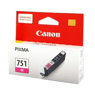 Canon CLI-751M  สีม่วงอมแดง Canon CLI-751M Magentaแท้ศูนย์+ของใหม่คุณภาพ 100%