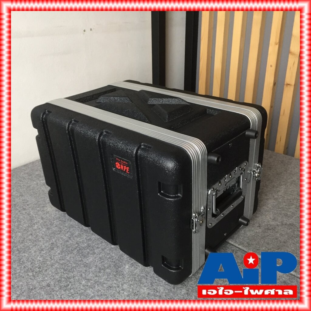 กล่องrack-npe-rack-abs-6us-ลึก9นิ้ว-ตู้rack-กล่องใส่อุปกรณ์เครื่องเสียง-rack-แร็ค-แร็ค6u-rack9นิ้ว-เอไอ-ไพศาล