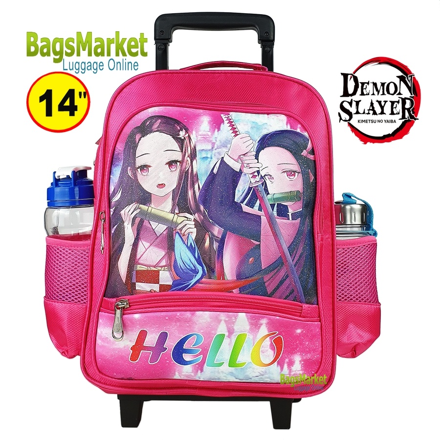 bagsmarket-kids-luggage-14-ขนาดกลาง-m-wheal-กระเป๋าเป้มีล้อลากสำหรับเด็ก-กระเป๋านักเรียน-เจ้าหญิง-สไปเดอร์แมน