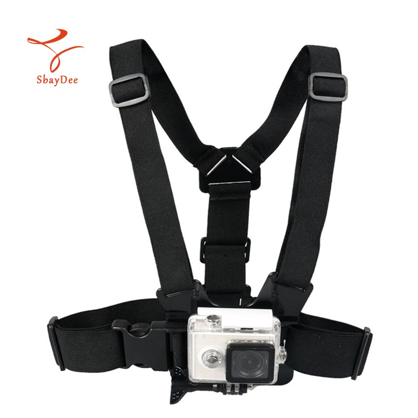 สายคาดอกพร้อมอุปกรณ์ GoPro Chest Strap Belt Body Tripod Harness Mount ...