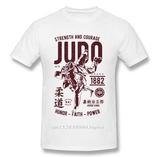 เสื้อยืด ผ้าฝ้าย แขนสั้น พิมพ์ลาย Judo 1882Faith Power ขนาดใหญ่ สําหรับผู้ชาย และผู้หญิง