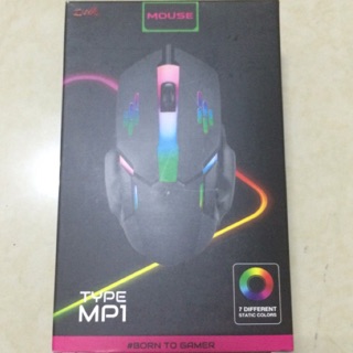MP1---USB เมาส์ไฟ7สี สลับไฟอย่างสวย Optical Mouse