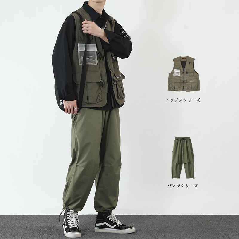 เสื้อกั๊กผู้ชายสไตล์เกาหลี-casual-workers-tactical-vest-mens-japanese-tide-brand-functional-style-suit-spring-autum