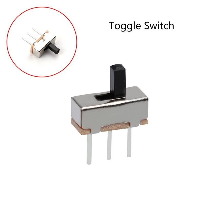 thumbnail image 2 of 10Pcs Interruptor On-off Mini Slide Switch SS12D00 SS12D00G3 3pin 1P2T... 2 of 12