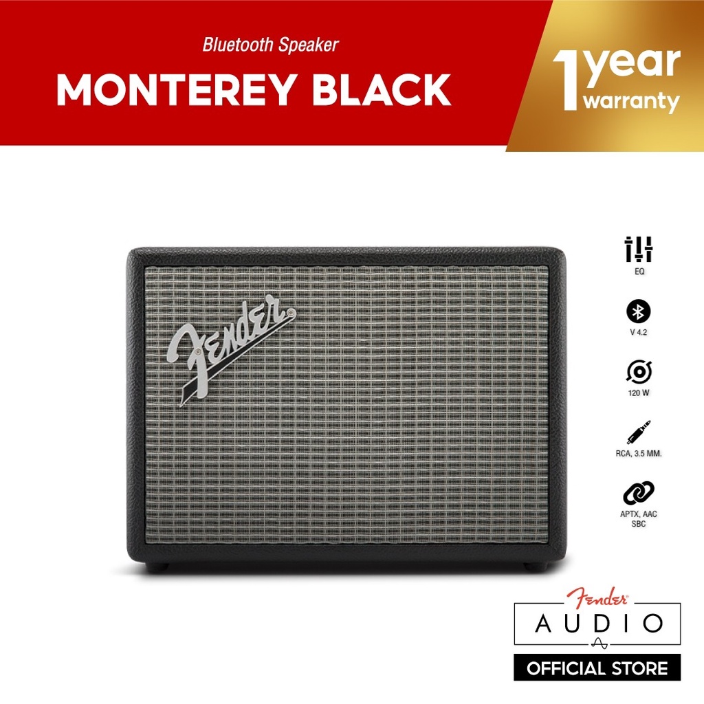 ภาพหน้าปกสินค้าFENDER ลำโพง Monterey Bluetooth Speaker - Black