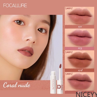 Focallure ลิปสติกเนื้อแมทกํามะหยี่กันน้ําติดทนนาน