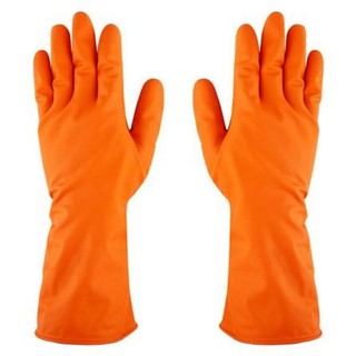 ถุงมือยางส้ม ถุงมืออเนกประสงค์