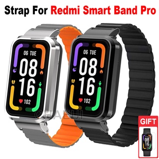 สายนาฬิกาข้อมือซิลิโคน แบบเปลี่ยน สําหรับ Redmi Smart Band Pro