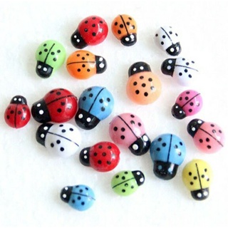 🐞(พร้อมส่งในไทย)🐞ตุ๊กตาแต่งสวน แต่งบ้าน ตุ๊กตาปักกระถาง เต่าทองหลากสี