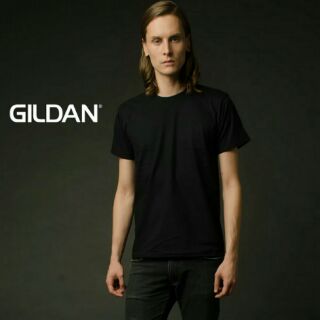 เสื้อยืด Gildan 76000 Premium Cutton สี Black