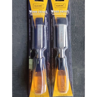 สิ่วลบเหลี่ยม ด้ามไฟเบอร์ GOLDEN BEE WOOD CHISEL สิ่งอย่างดี เกรดสูง สิ่วคุณภาพ ขนาด 3/4 และ 1นิ้ว