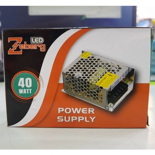 Switching Power Supply หม้อแปลงไฟ 40W 3A. Zeberg ใช้แปลงกระแสไฟฟ้า จากกระแสตรงเป็นกระแสสลับ  สินค้าพร้อมจะจัดส่ง