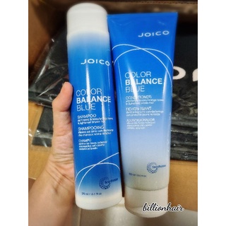 Joico Color Balance Blue Shampoo + Conditioner แชมพูและครีมนวดผม กำจัดสีสนิม