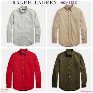 RALPH LAUREN CUSTOM FIT OXFORD SHIRT ( MEN SIZE )