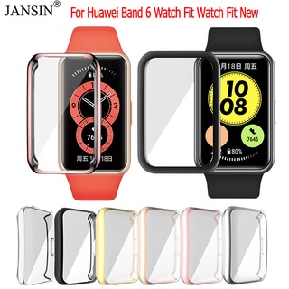 ภาพหน้าปกสินค้าเคส Huawei Band 6 Case เคสกันกระแทก เคส TPU บาง สําหรับ Huawei Watch Fit Watch Fit new นาฬิกาสมาร์ท ที่เกี่ยวข้อง