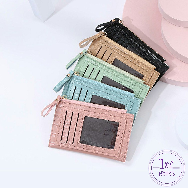 กระเป๋าสตางค์-กระเป๋าใส่เหรียญปั้มลายคลายหนังจระเข้-coin-purse