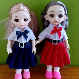 ภาพหน้าปกสินค้าชุดตุ๊กตา บาโบลี่ ชุดนักเรียน 😍👩‍🎓 Baboliy Doll clothes student uniforms ดาร์บี้ ลาติ ที่เกี่ยวข้อง