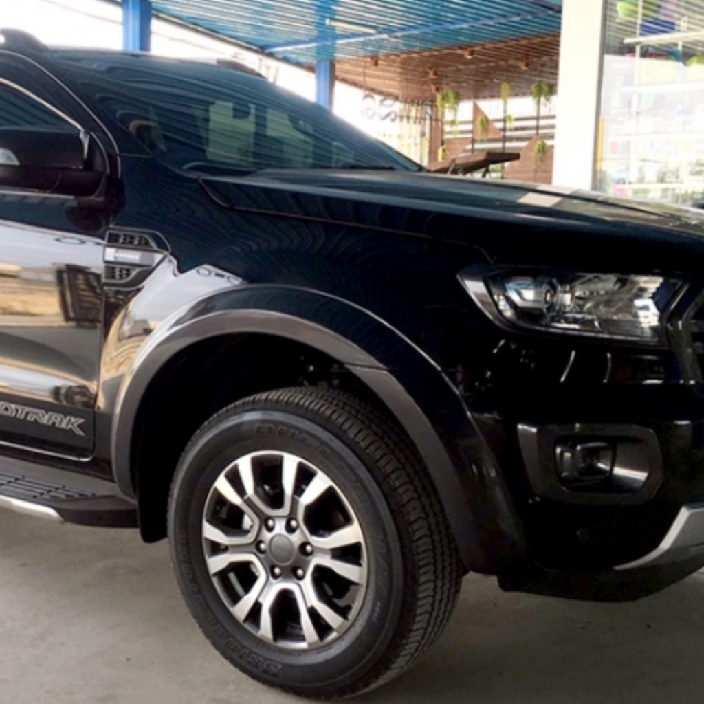 คิ้วล้อ-โป่งล้อ-ซุ้มล้อ-ford-ranger-ขนาด-6-นิ้ว-ทรง-raptor-สีดำด้าน-ปี-18-19-20-21-รถ-แคป-รถ-4-ประตู-ford-ranger