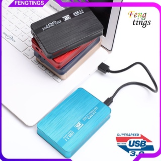 【Ft】กล่องเคสฮาร์ดดิสก์ไดรฟ์ Type-C Usb 3.1 2.5 นิ้ว Sata External Ssd Hdd