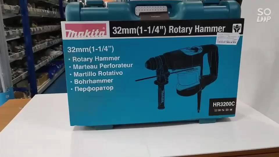 สว่านโรตารี่-makita-32mm-1-1-4-รุ่น-hr3200c