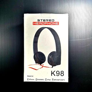 Stereo Headphone K98 Best Audio หูฟังสเตริโอมีสาย ราคาถูก